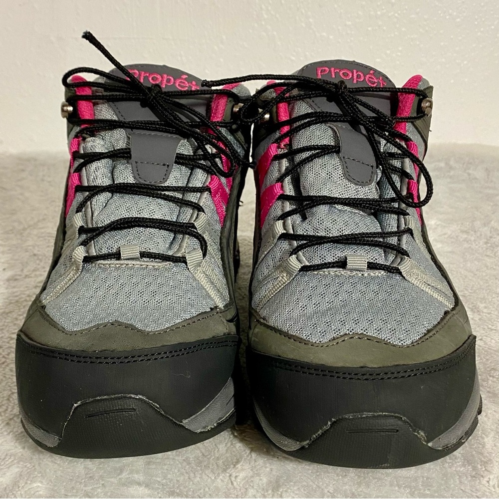 Propet Peak Hiking Boots Women’s Size 10 2E(X) Grey Berry - Picture 5 of 10